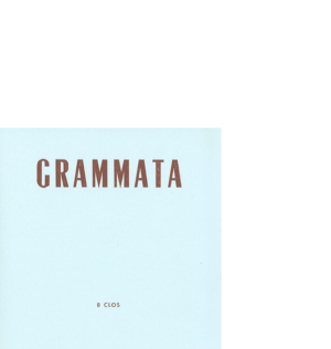 Grammata de Luc Bénazet 2017 12,7 x 20 cm, 8 p. avec un CD, 8 €