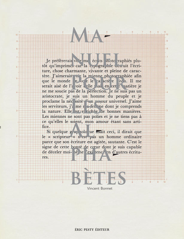 Manuel pour les alphabètes de Vincent Bonnet, 2026, 20 x 26 cm , 136 p., isbn : 978-2-488139-05-2